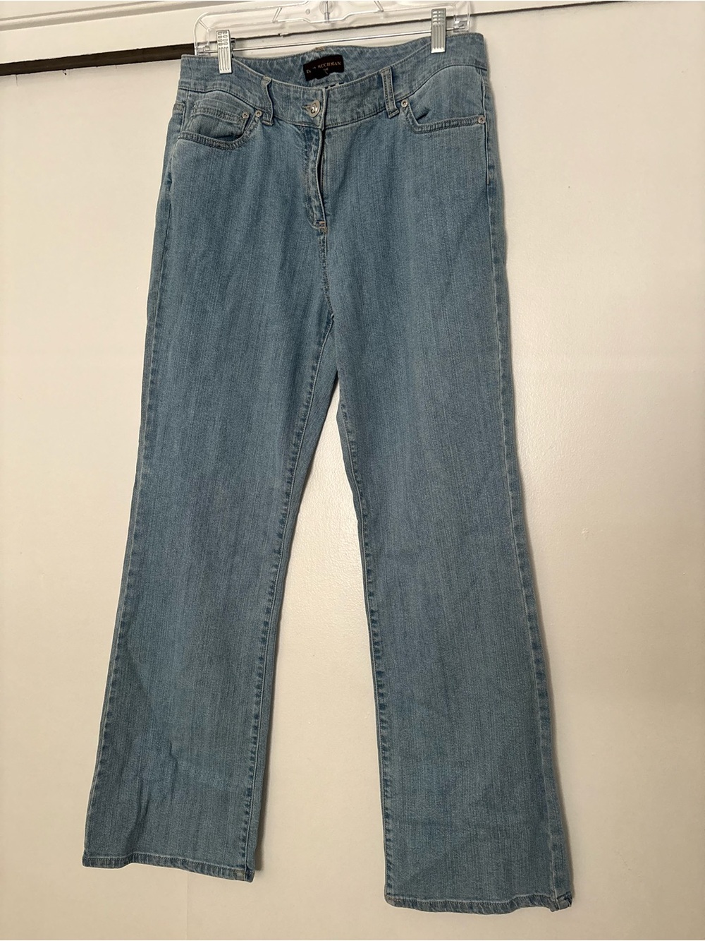 Dana Buchman Light Blue Wide-Leg Jeans
